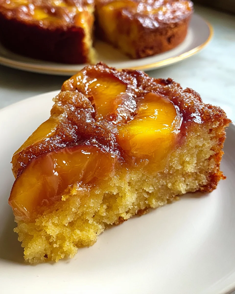 Brown Sugar Peach Cake 19 Brown