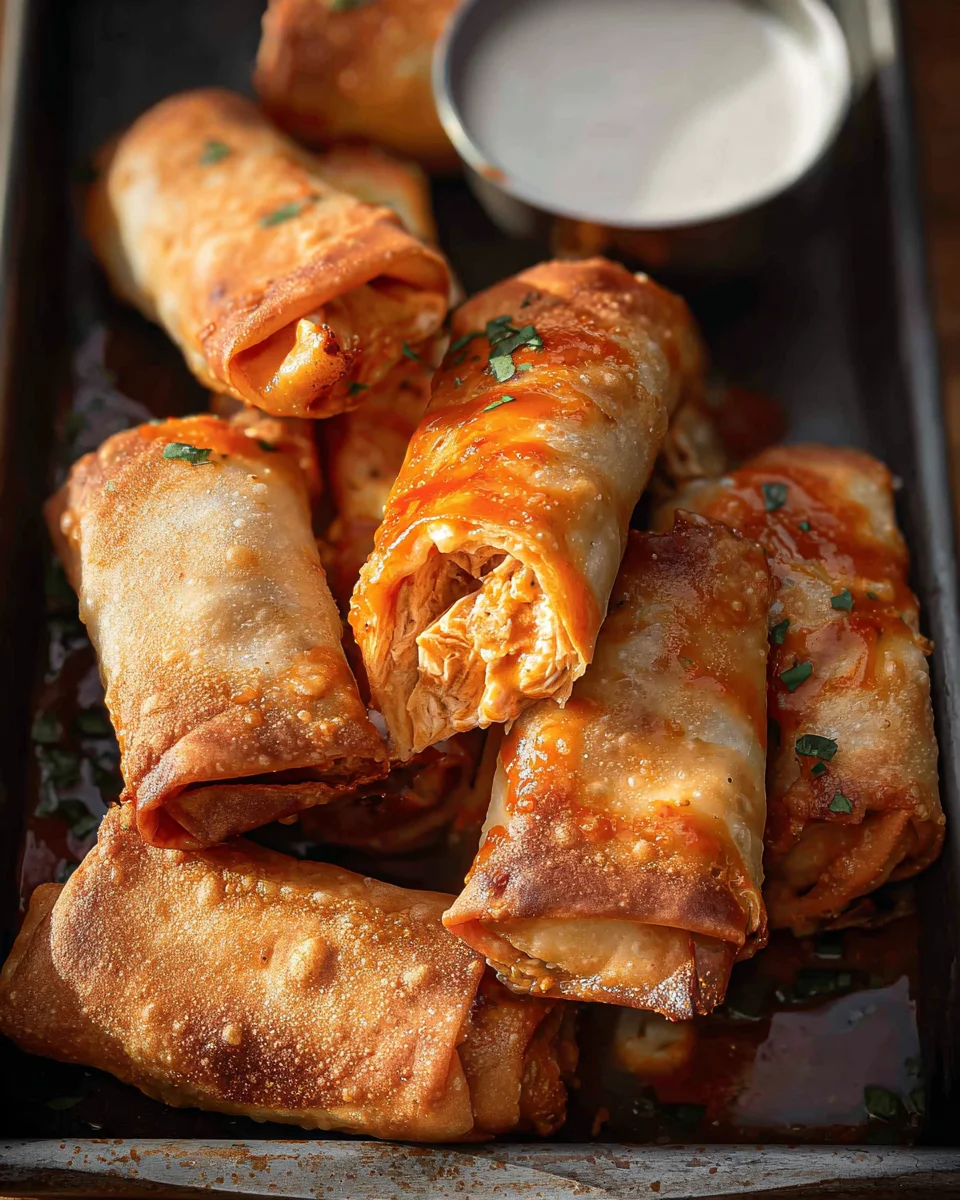 Buffalo Chicken Egg Rolls 19 Buffalo Chicken Egg Rolls