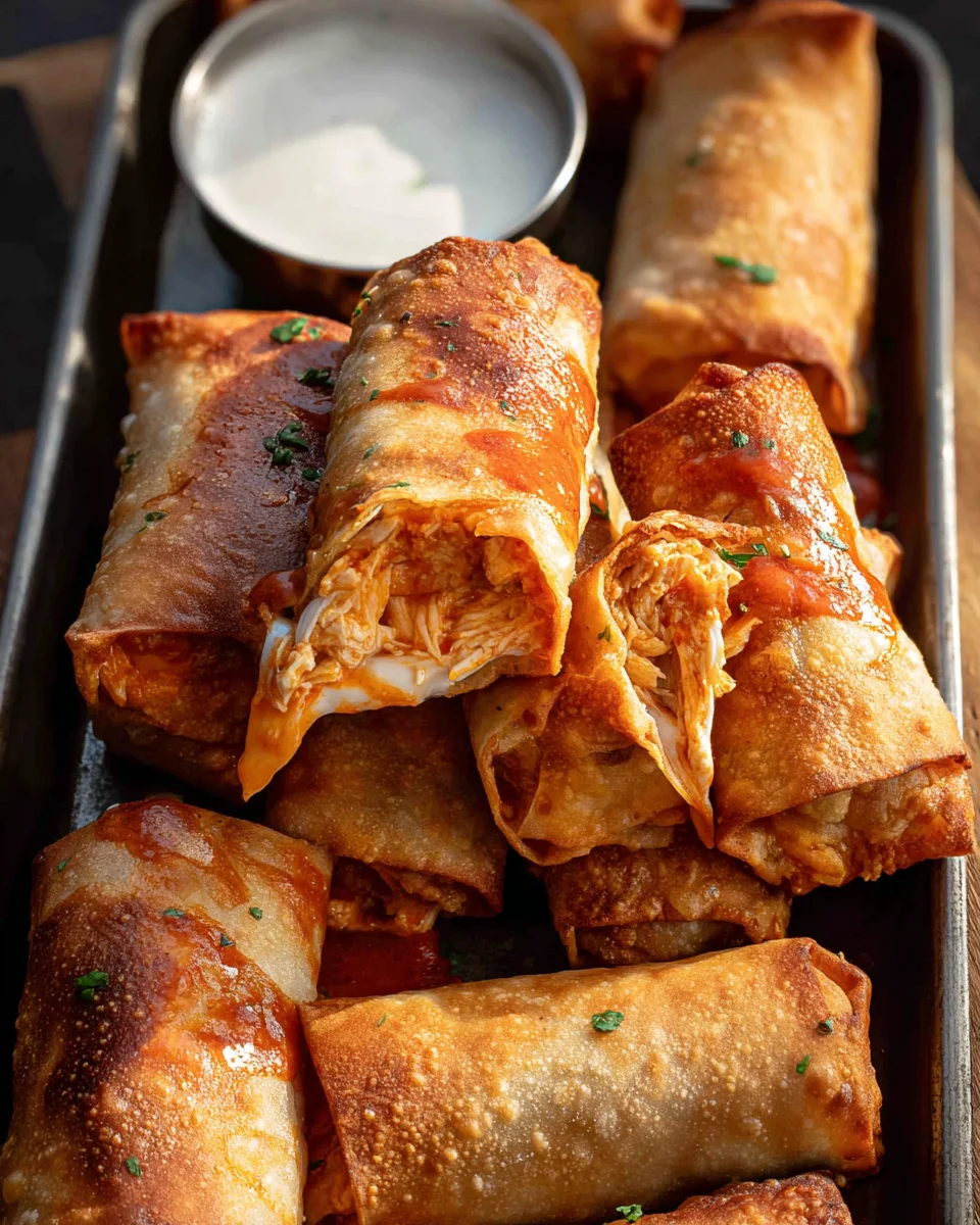 Buffalo Chicken Egg Rolls 16 Buffalo