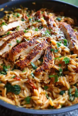 Cajun Chicken Orzo
