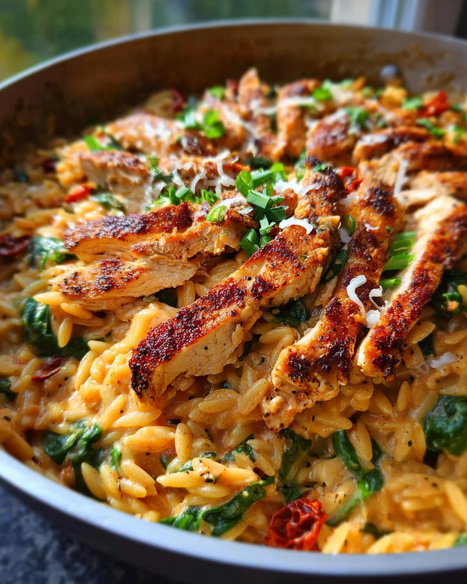 Cajun Chicken Orzo 19 Cajun