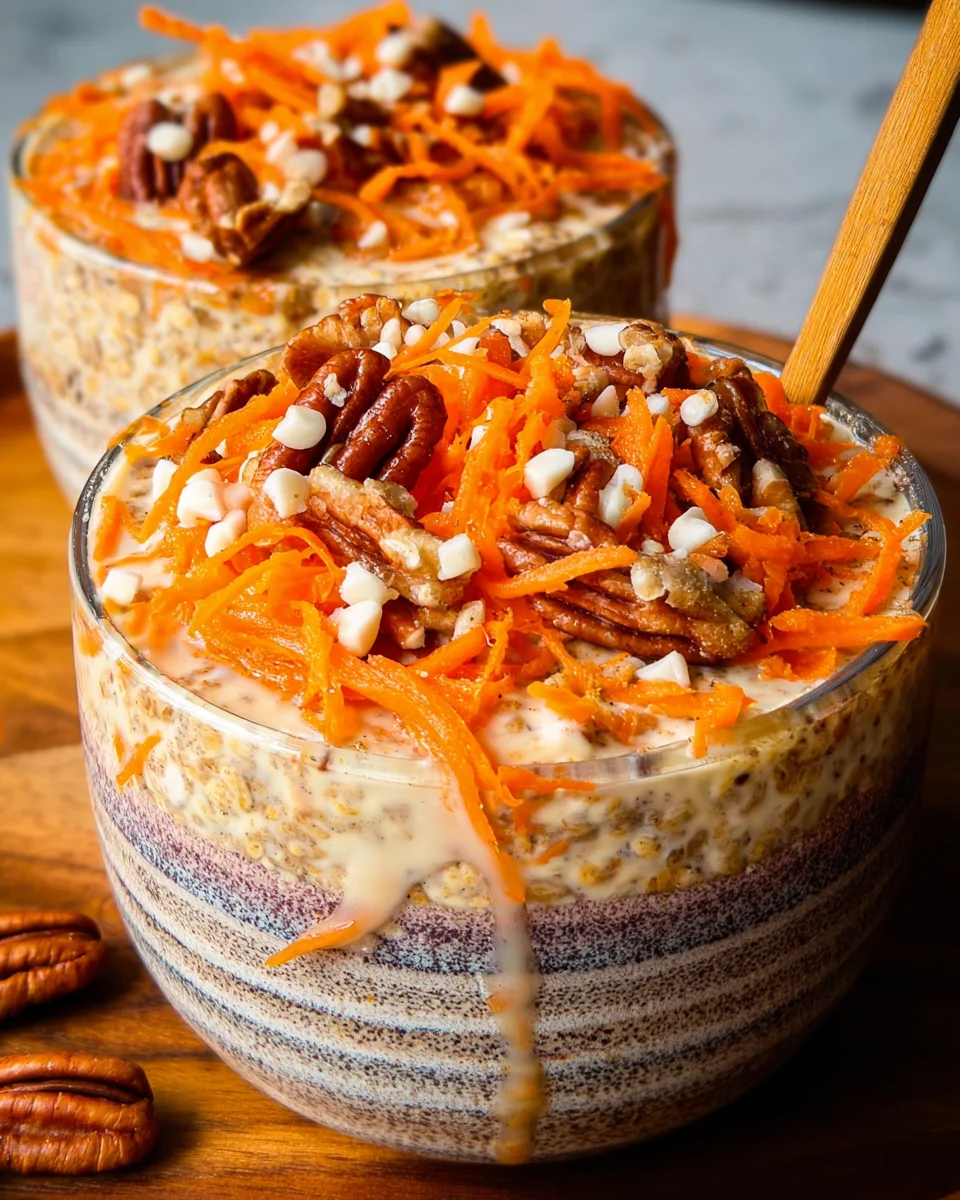Carrot Cake Overnight Oats