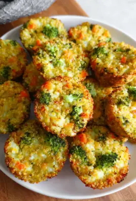 Cheesy Broccoli Quinoa Bites