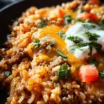 Cheesy Taco Rice Recipe