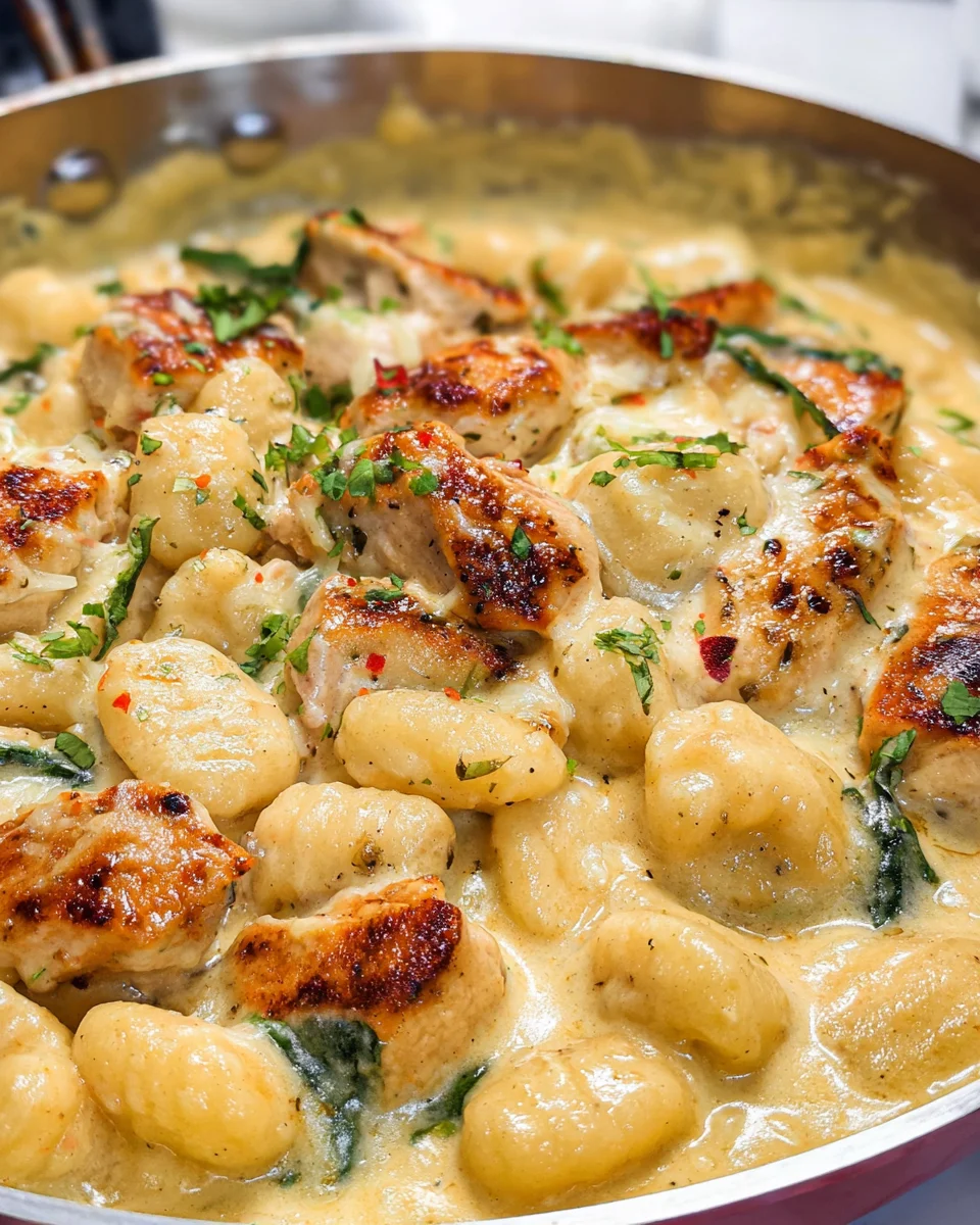 Chicken Alfredo Gnocchi