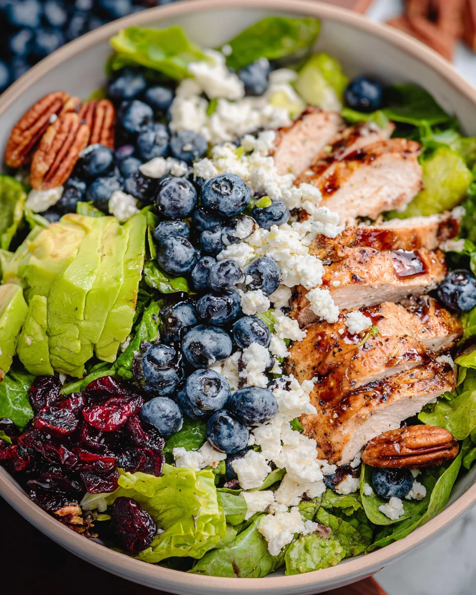Chicken Blueberry Feta Salad