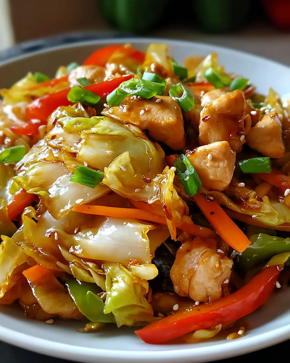 Chicken Cabbage Stir-Fry Recipe