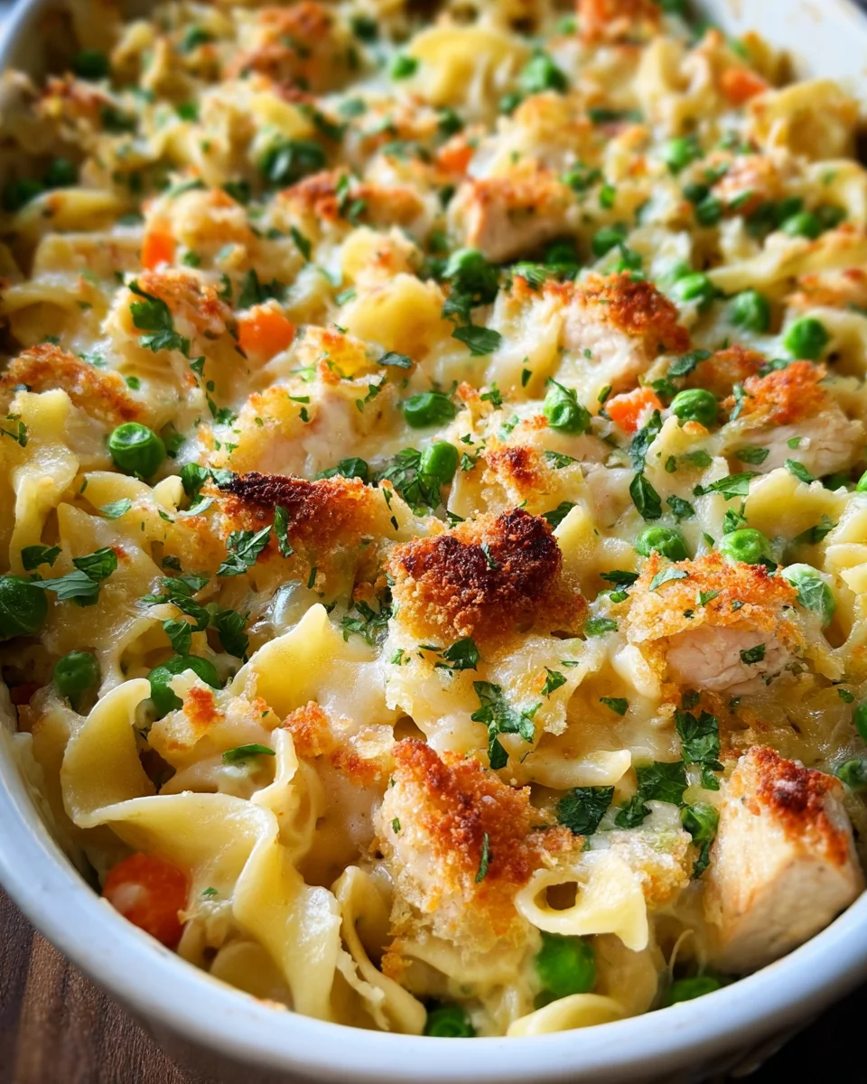 Chicken Noodle Casserole 18 Chicken
