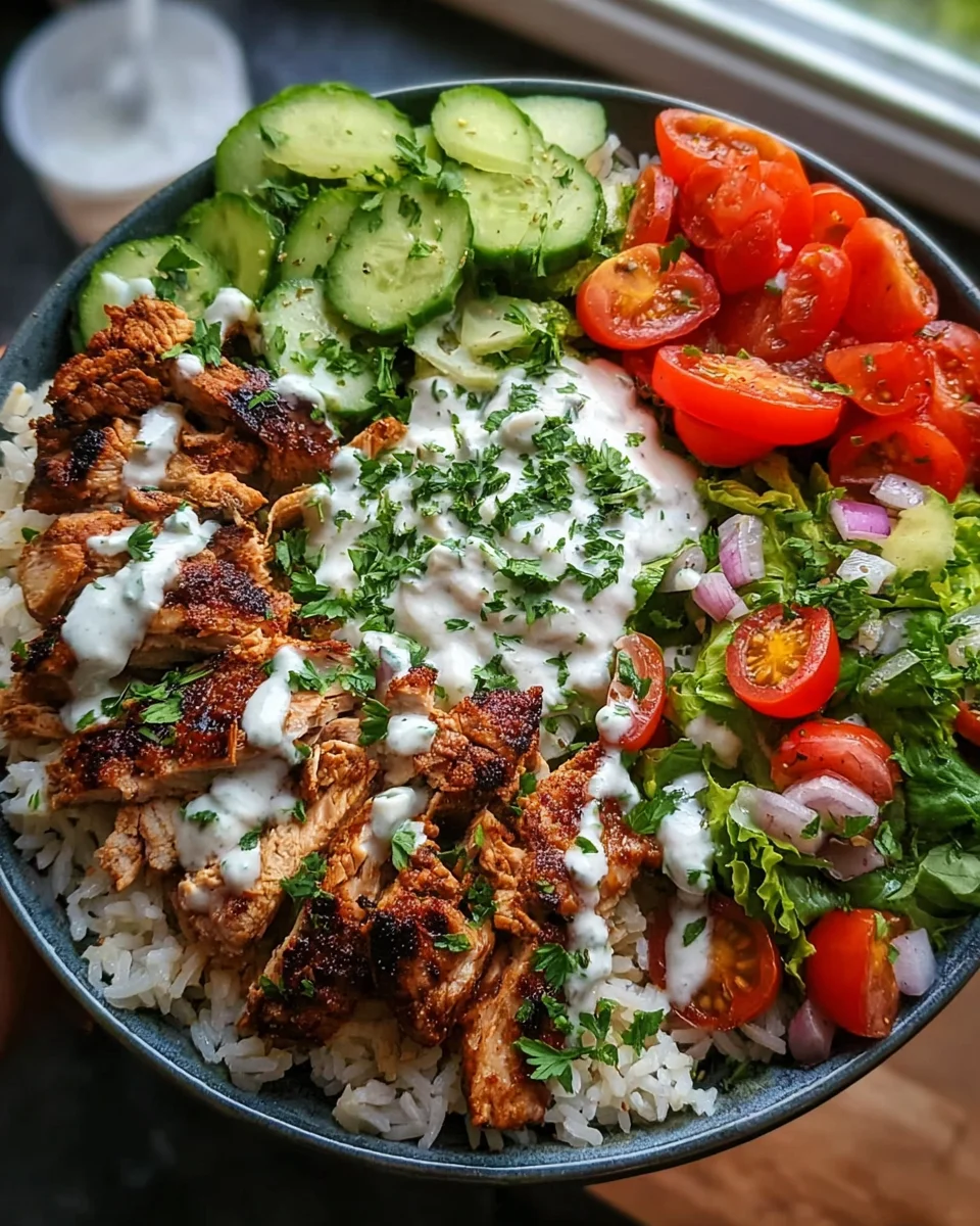 Chicken Shawarma Bowl Recipe