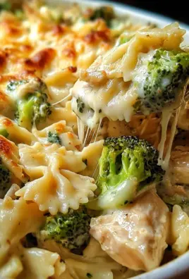 Chicken and Broccoli Alfredo Bake