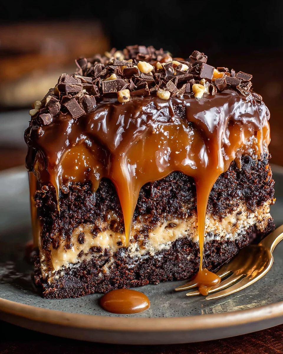 Chocolate Caramel Dump Cake Recipe 18 Chocolate