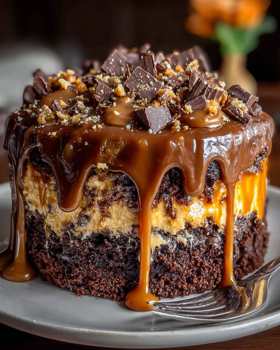 Chocolate Caramel Dump Cake Recipe 19 Chocolate
