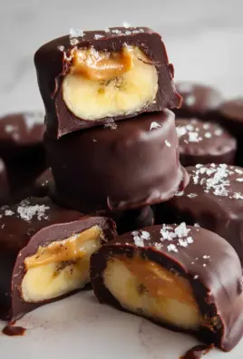 Chocolate Peanut Butter Banana Bites