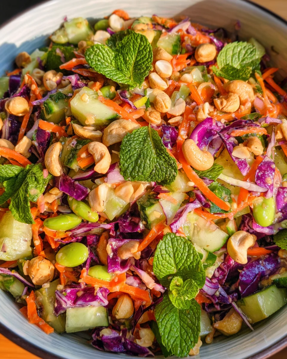 Chopped Asian Salad (Miso Dressing) 22 Chopped
