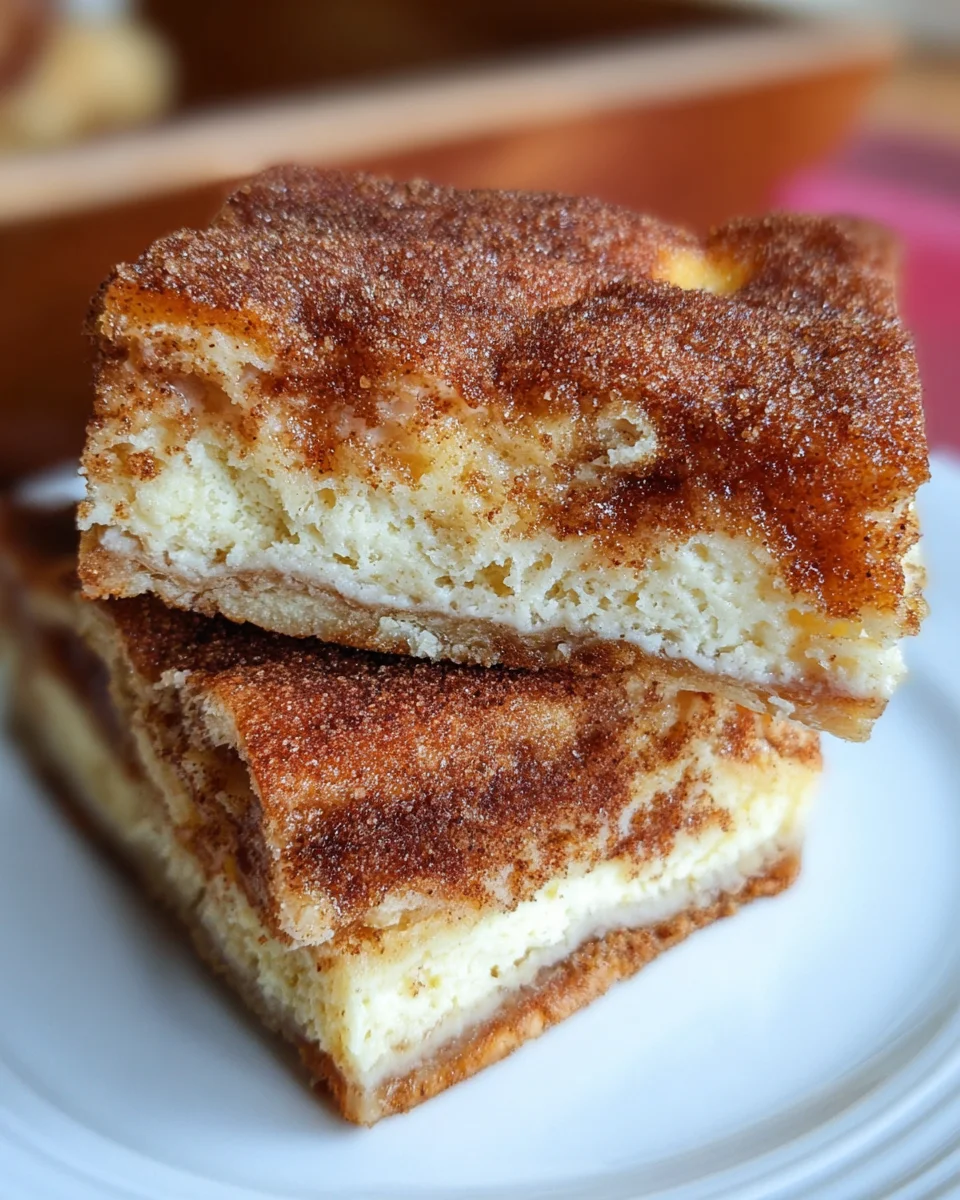 Churro Cheesecake Bars
