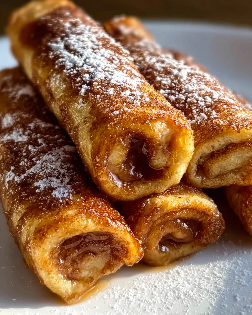 Cinnamon Roll French Toast Roll-Ups
