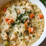 Creamy Chicken and Rice Soup