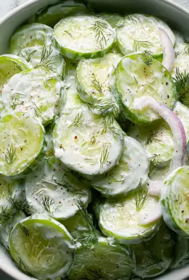 Creamy Cucumber Salad