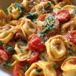 Creamy Tortellini with Tomatoes