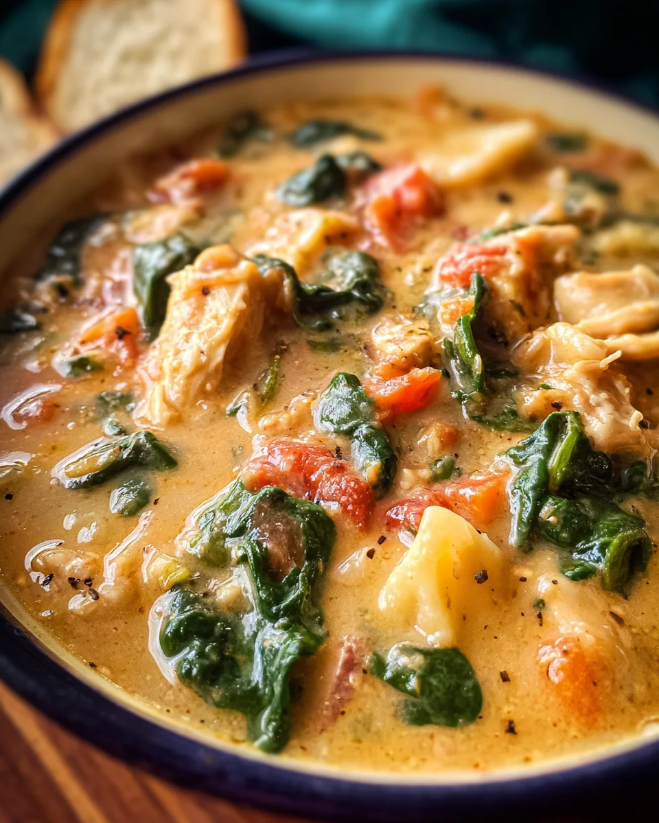Creamy Tuscan Chicken Soup