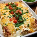 Creamy White Chicken Enchiladas
