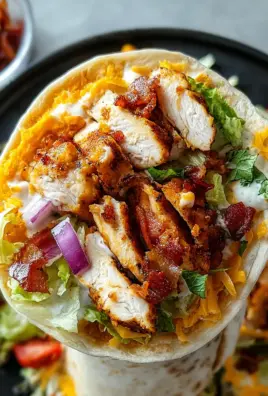 Crispy Chicken Bacon Ranch Wrap