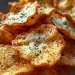 Crispy Cottage Cheese Chips