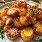 Crispy Roast Potatoes with Rosemary and Garlic - Whole30