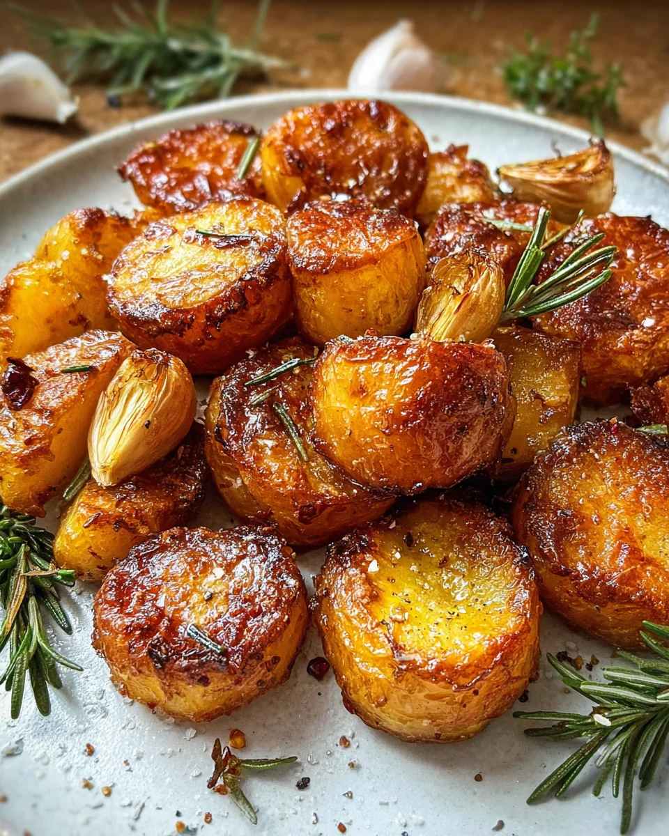 Crispy Roast Potatoes with Rosemary and Garlic - Whole30
