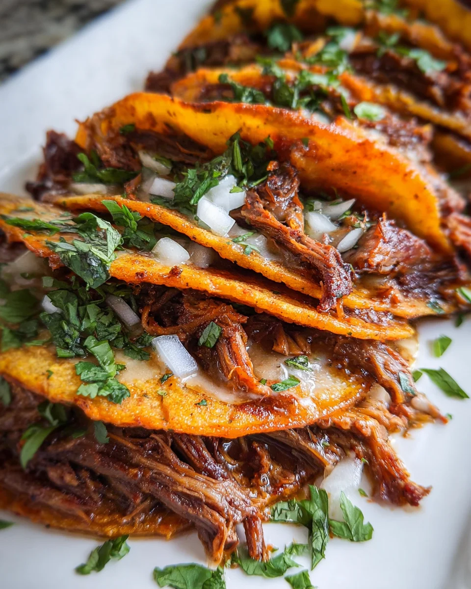 Crock Pot Birria Tacos