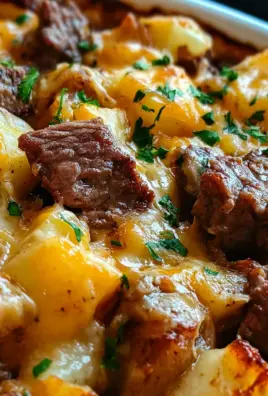 Crockpot Loaded Steak and Potato Bake Recipe