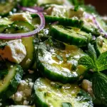Cucumber Feta Salad 19 Cucumber Feta Salad