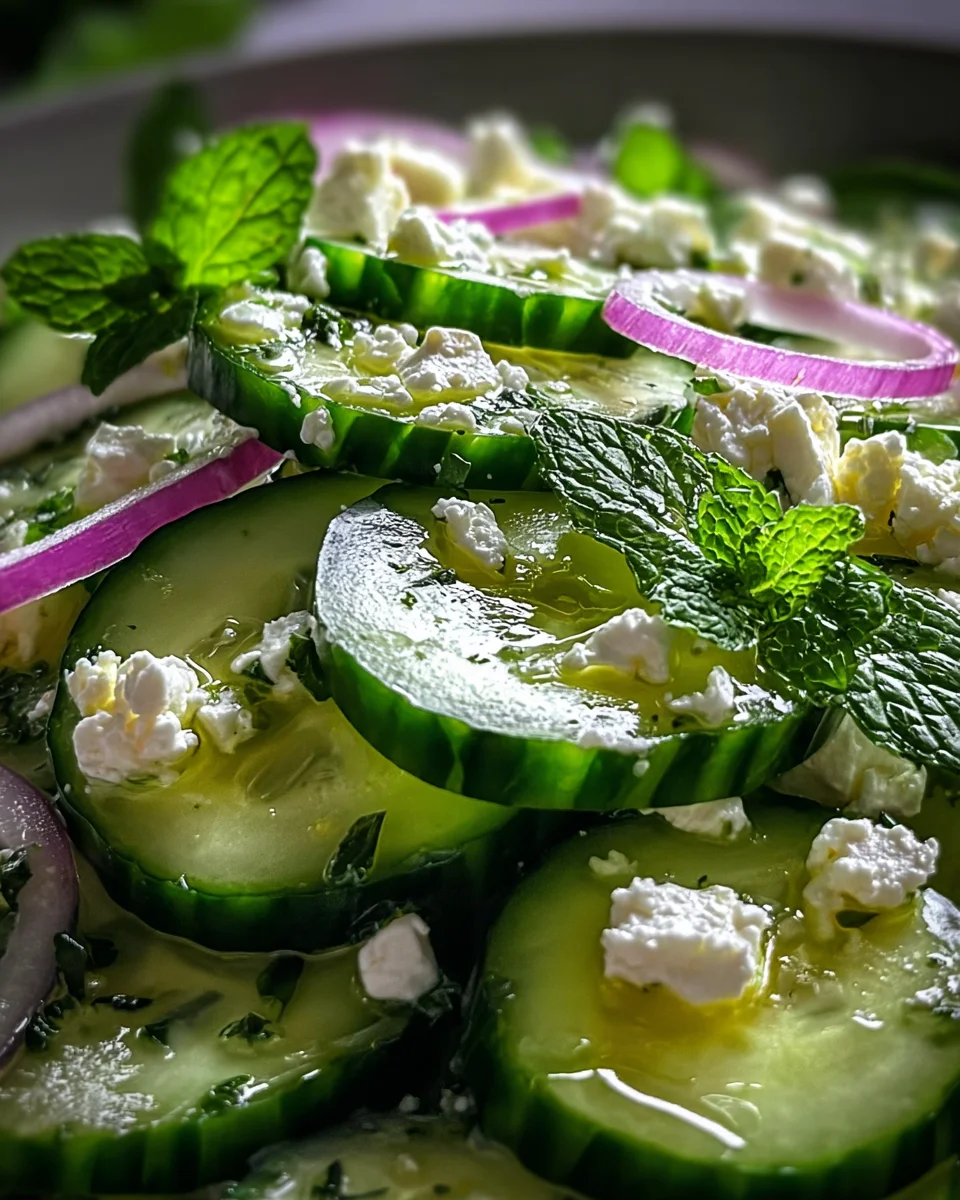 Cucumber Feta Salad 17 Cucumber
