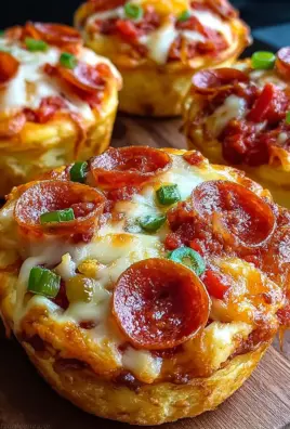 Deep Dish Pizza Cupcakes