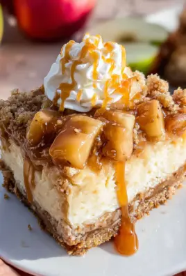 Easy Caramel Apple Cheesecake Bars