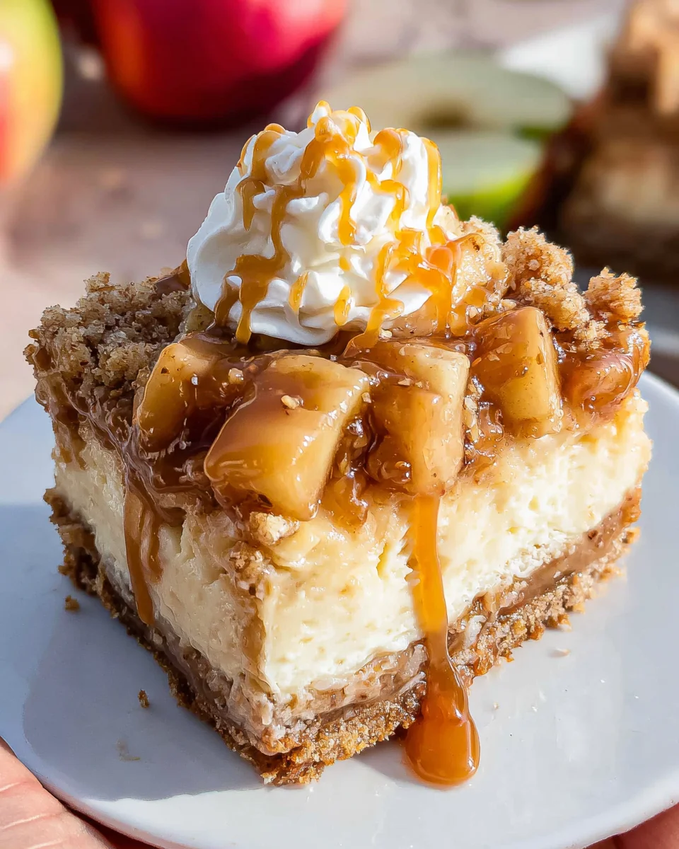 Easy Caramel Apple Cheesecake Bars 34 Easy Caramel Apple Cheesecake Bars