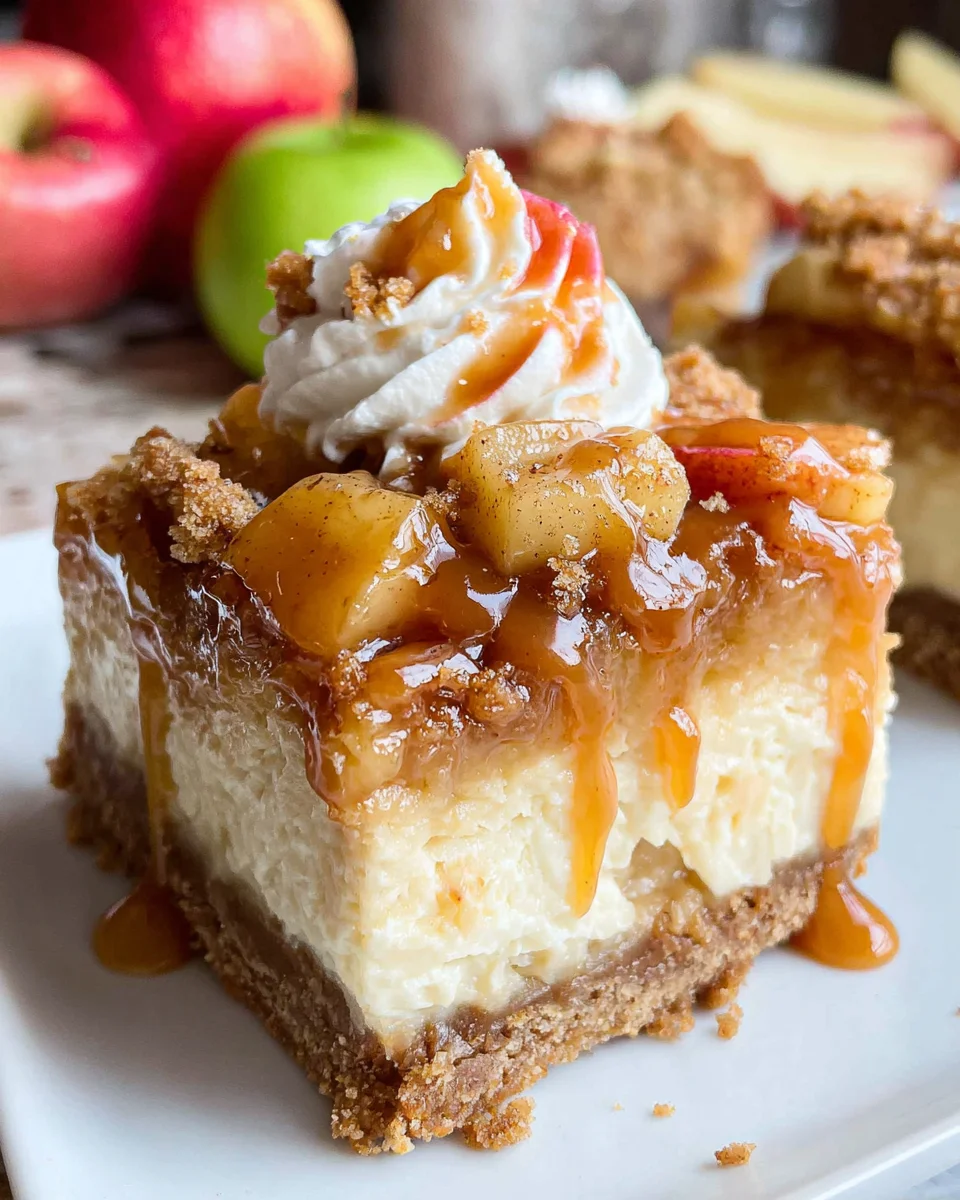 Easy Caramel Apple Cheesecake Bars 31 Easy