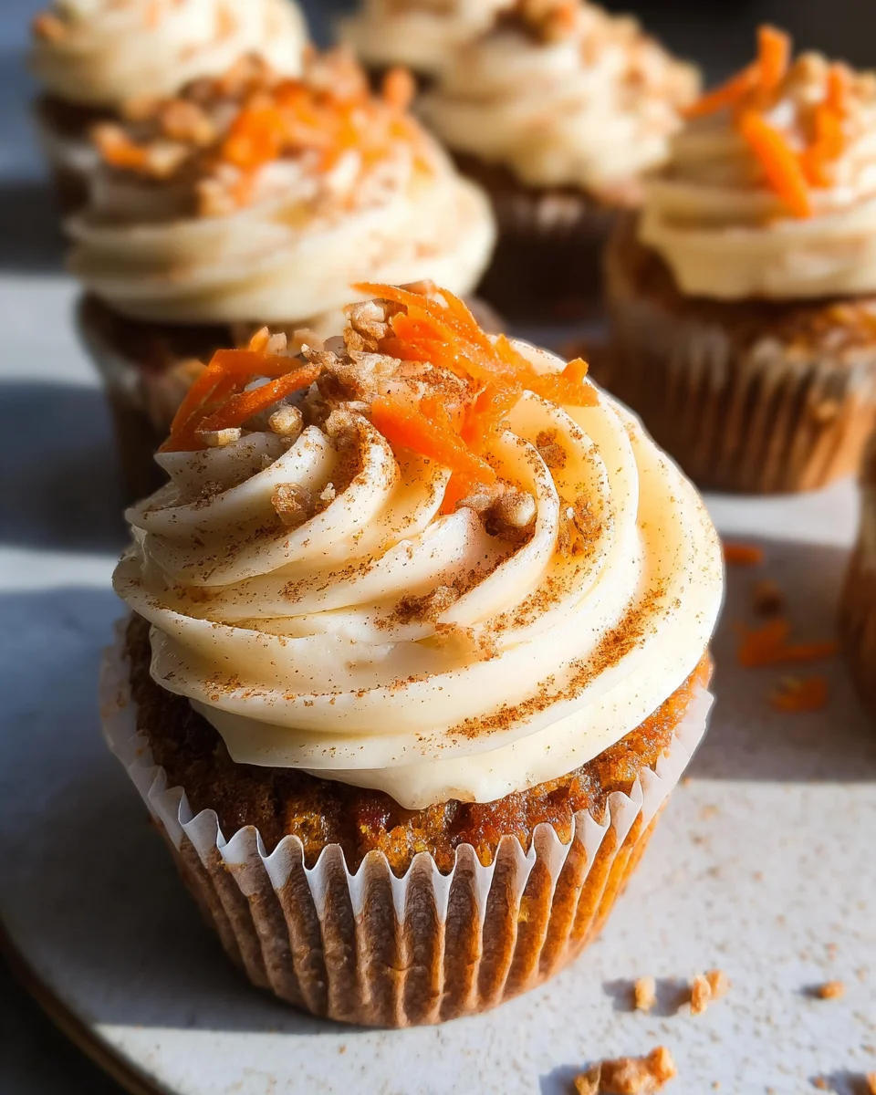 Easy Carrot Cake Cupcakes