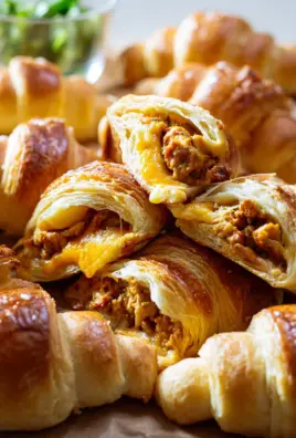 Easy Cheesy Chicken-Filled Crescents