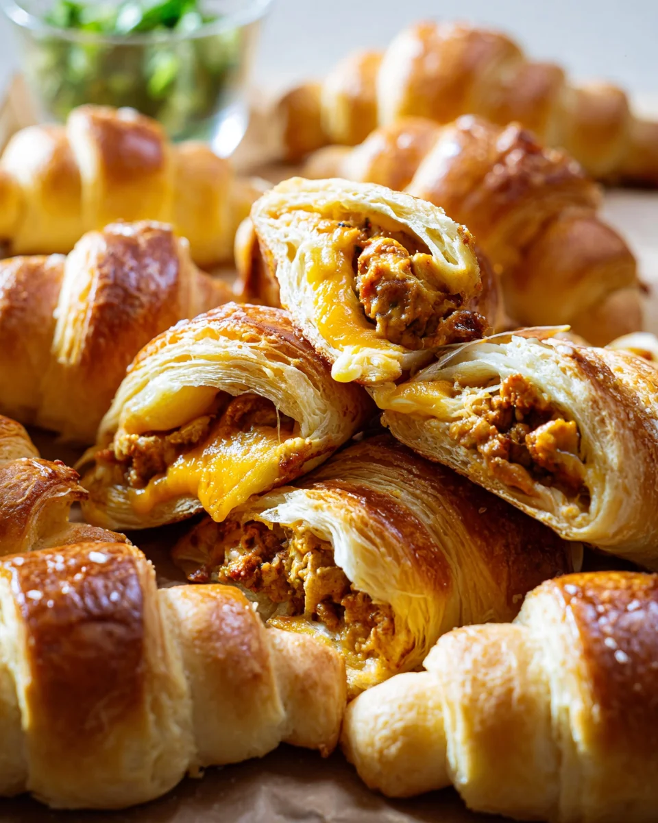 Easy Cheesy Chicken-Filled Crescents