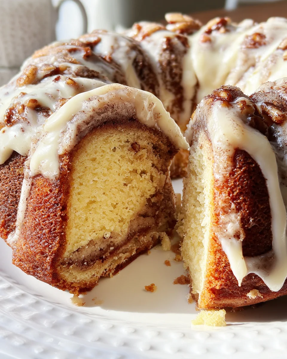 Easy Cinnamon Roll Bundt Cake