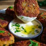 Easy Lentil Patties (with Lemon Tahini Dip) 22 Easy Lentil Patties (with Lemon Tahini Dip)