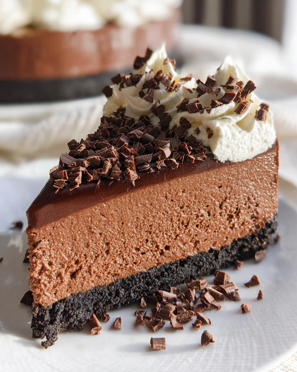 Easy No Bake Chocolate Cheesecake 26 Easy No Bake Chocolate Cheesecake