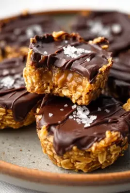 Easy No Bake Peanut Butter Oat Cups