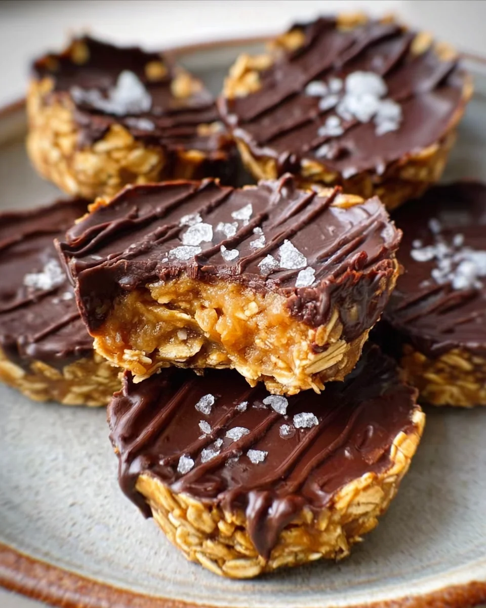 Easy No Bake Peanut Butter Oat Cups 18 Easy