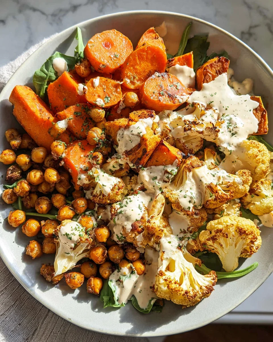 Easy Nourish Bowl Recipe with Tahini Yogurt Dressing 18 Easy