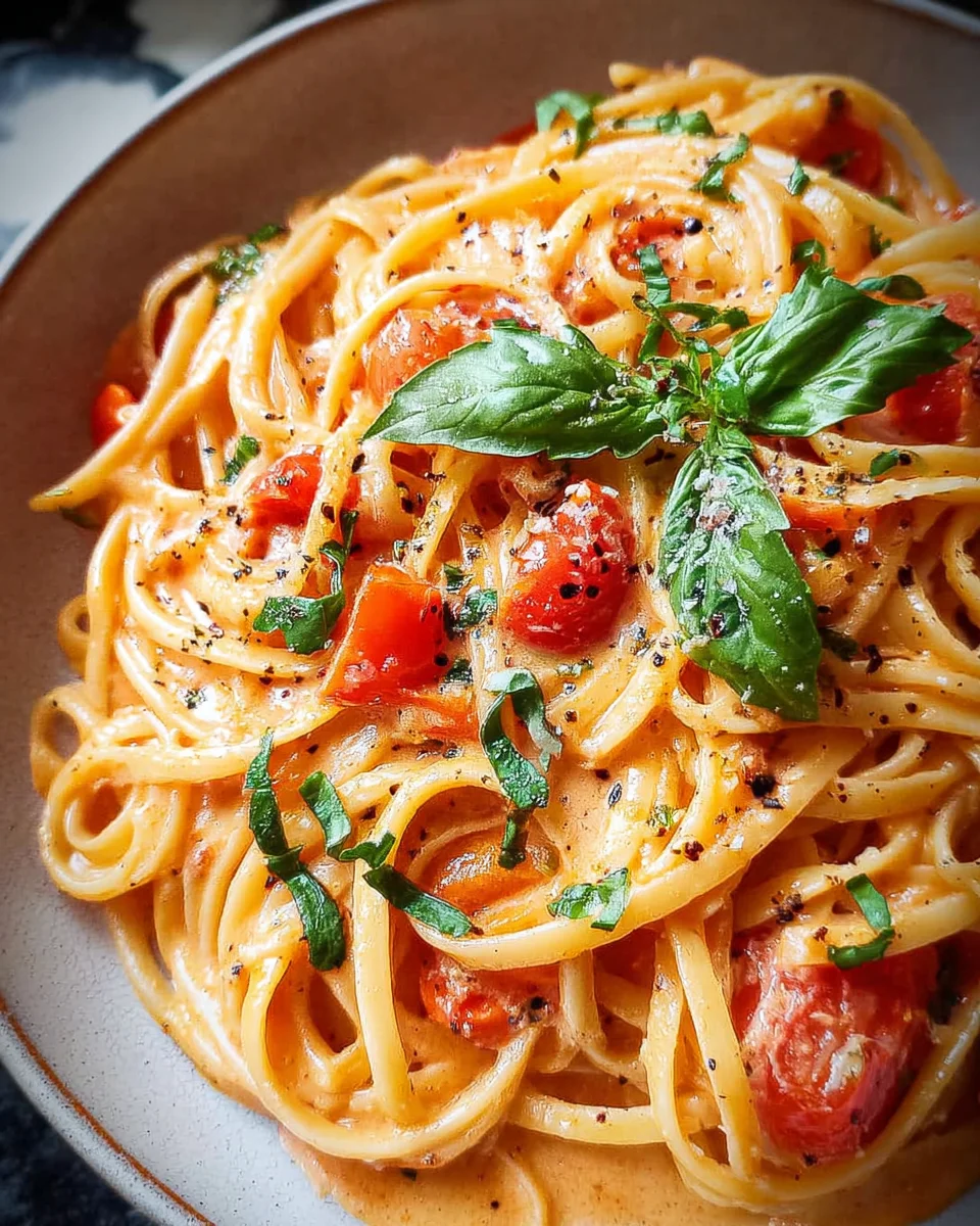 Easy One Pot Creamy Tomato Pasta