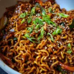 Easy Saucy Ramen Noodles