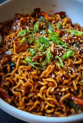 Easy Saucy Ramen Noodles