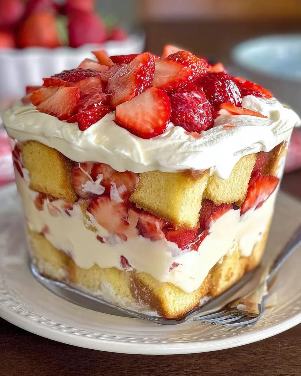 Easy Strawberry Trifle with Pound Cake 15 Easy